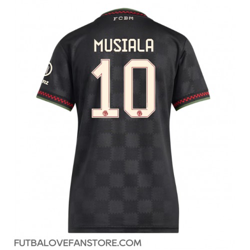 Bayern Munich Jamal Musiala #10 Tretí Ženy futbalový dres 2025-26 Krátky Rukáv Bayern Munich Jamal Musiala #10 Tretí Ženy futbalový dres 2025-26 Krátky Rukáv